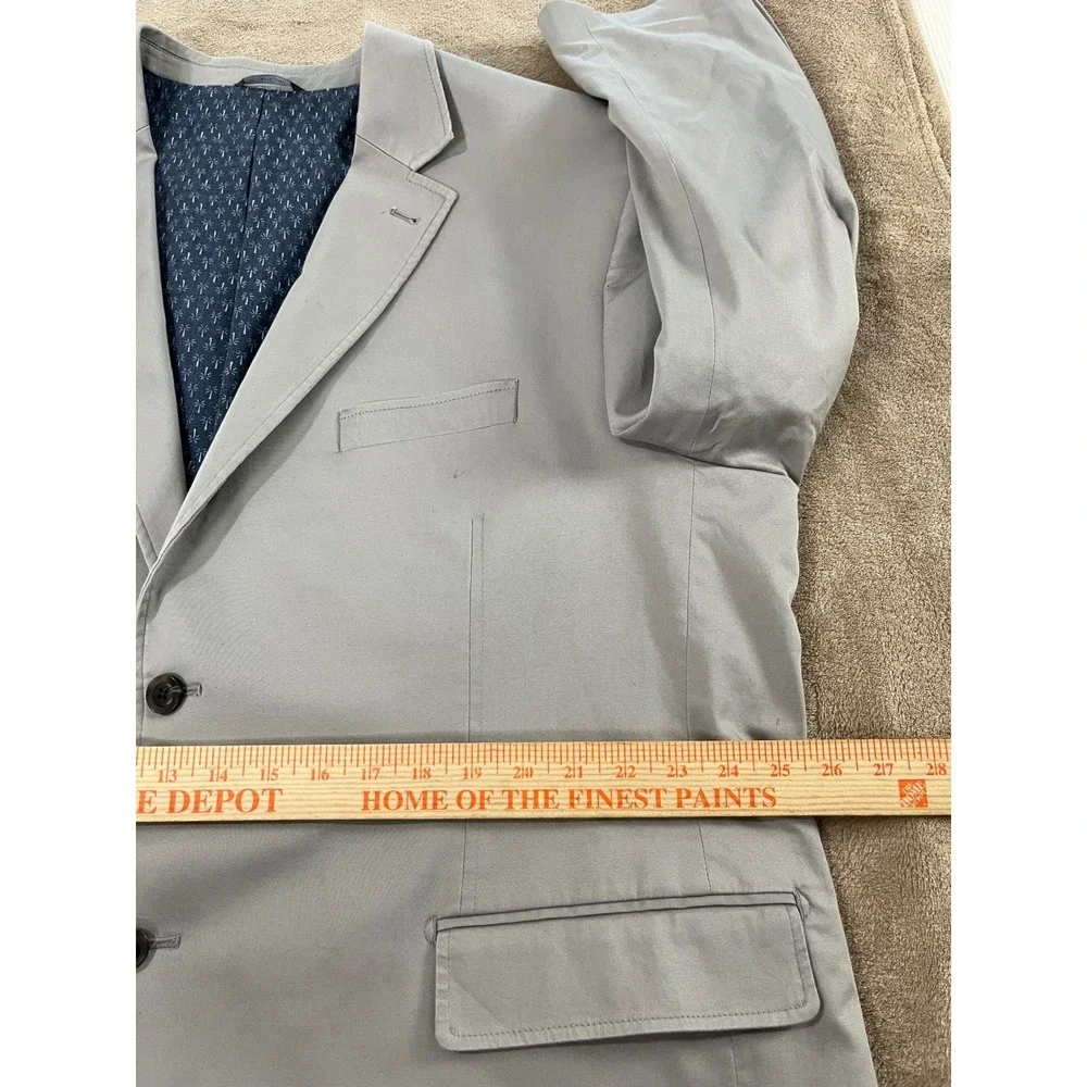 Oak Hill Blazer‎ mens size 2XL Gray Two Button Sport Coat business  classic fit